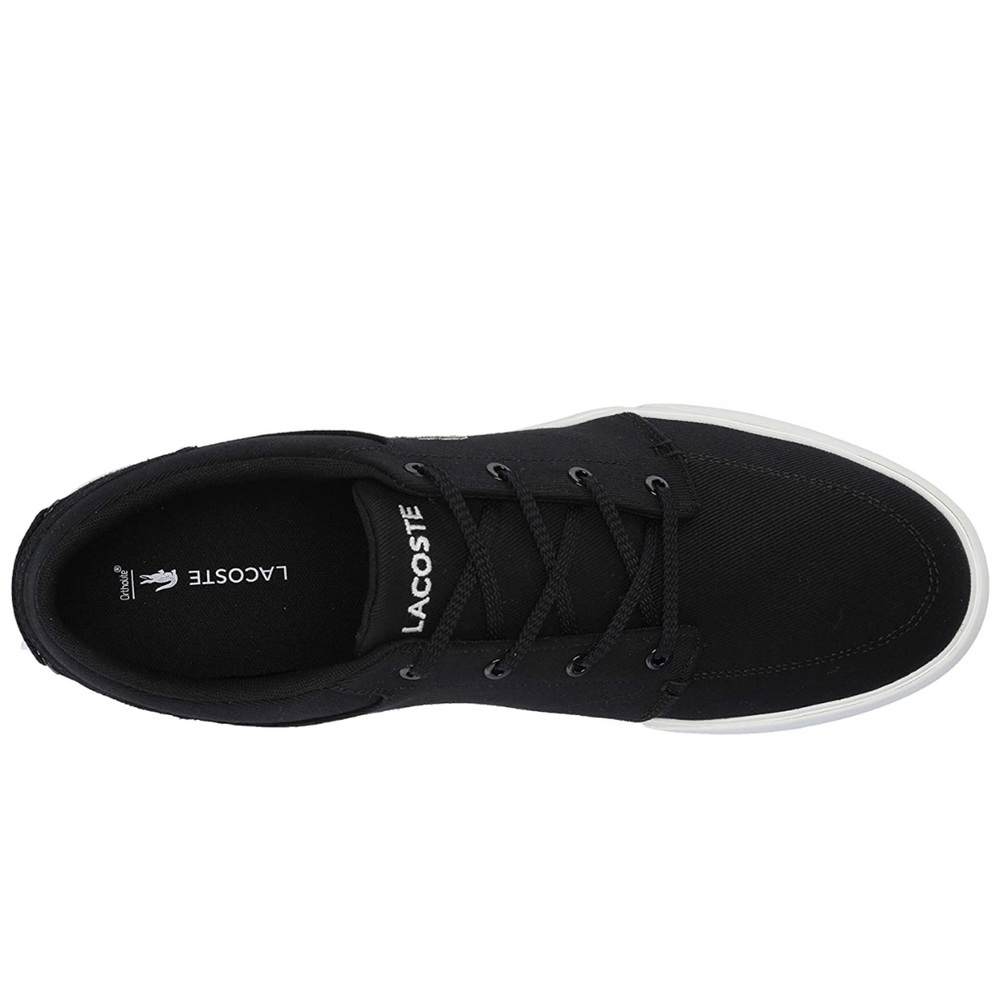 Men’s Lacoste sneaker black with green croc logo - Picture 3 of 7
